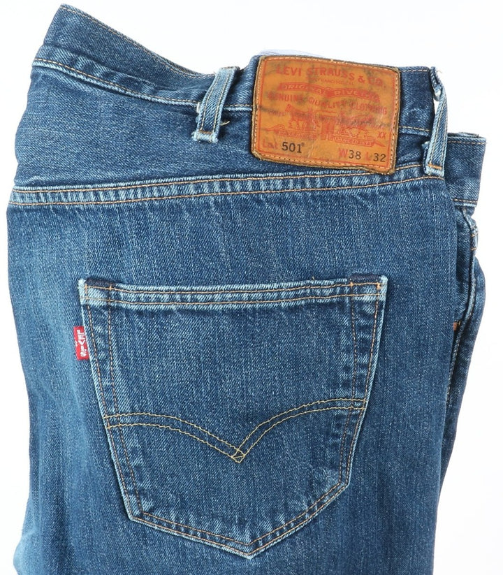 Levi's 501 Premium Jeans Denim W38 L32 Unisex Vita Alta