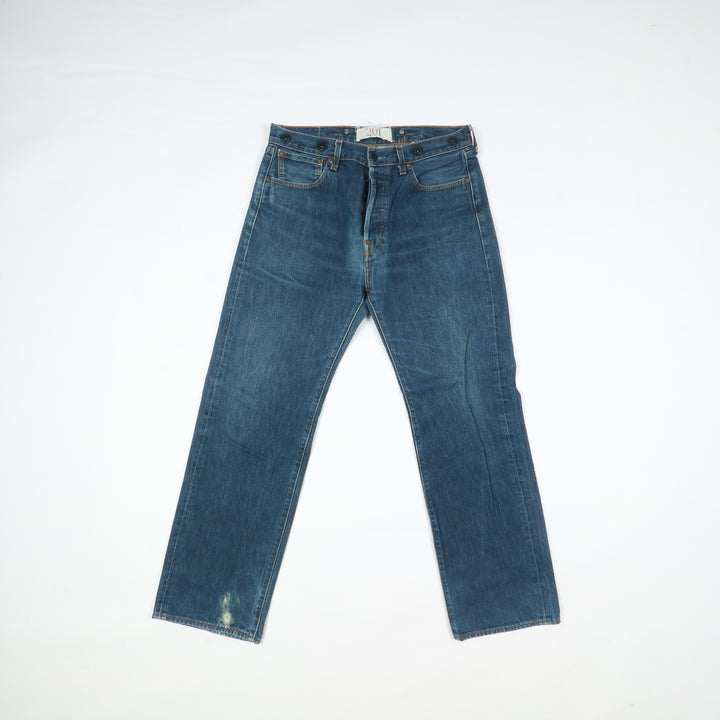 Levi's 201 Superior Martingana Rivets Jeans Denim W32 L32 Uomo