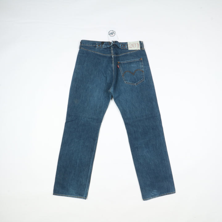 Levi's 201 Superior Martingana Rivets Jeans Denim W32 L32 Uomo