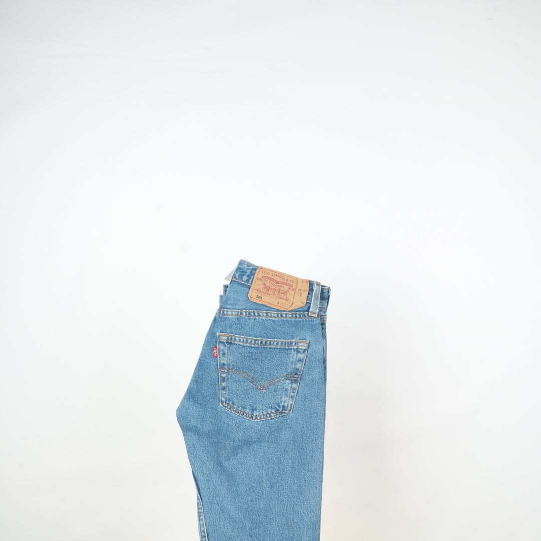 Levi's 501 Custom Jeans Denim W26 L32 Donna Made in USA