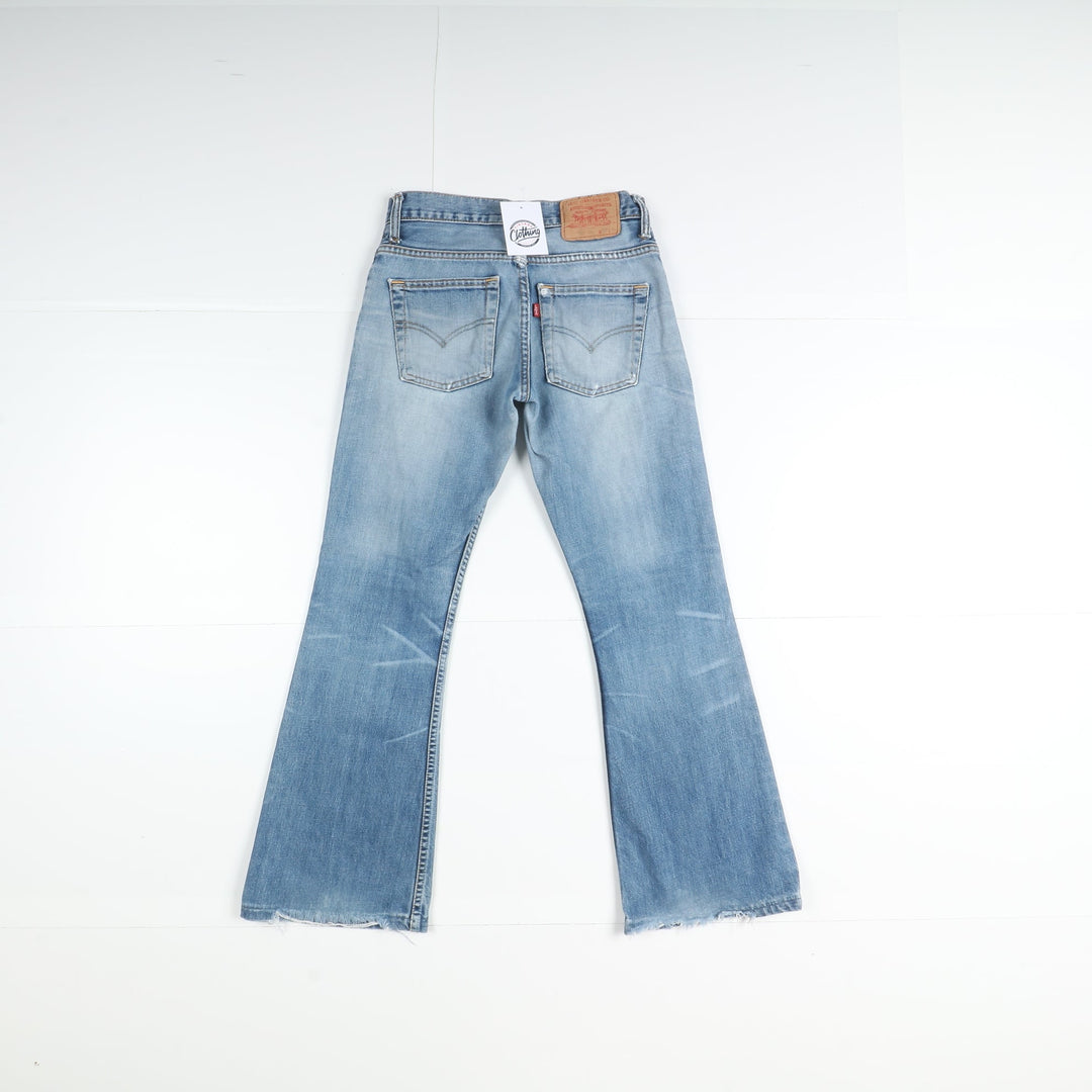 Levi's 516 Flare Bootcut W28 L34 Denim Unisex Vita Alta