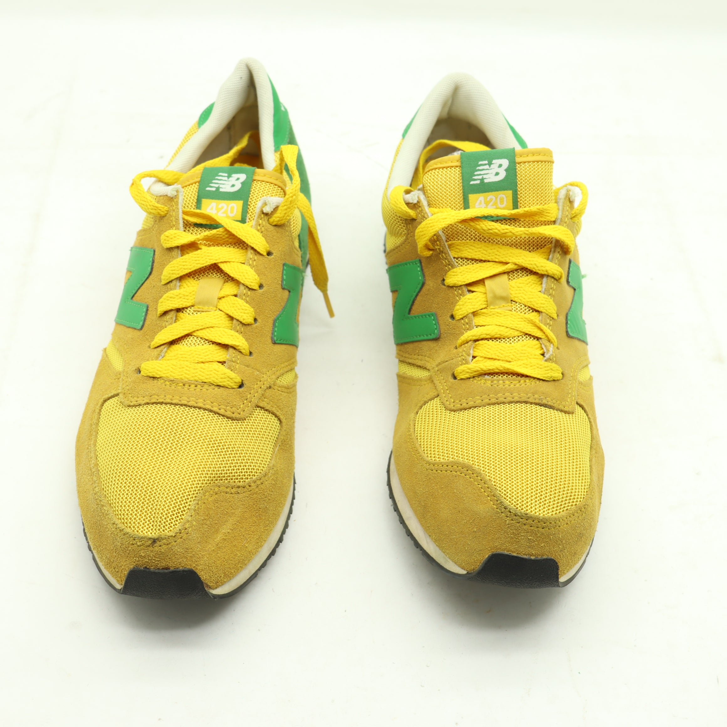 New Balance 420 Scarpe Gialle e Verdi Eu 44.5 Uomo Vintage Clothing Shop