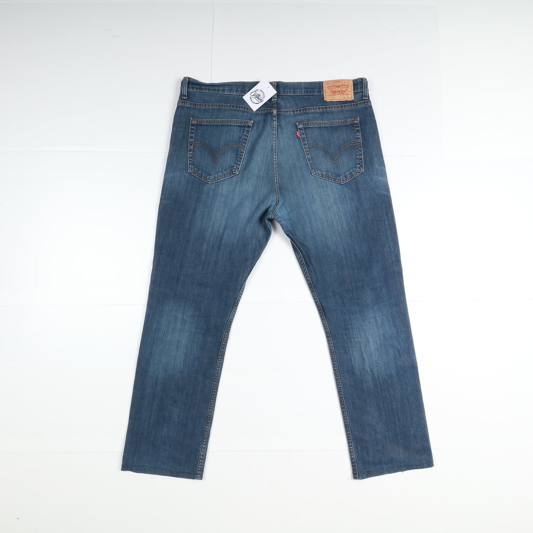 Levi's 752 Stretch Jeans W40 L32 Denim Uomo Vita Alta