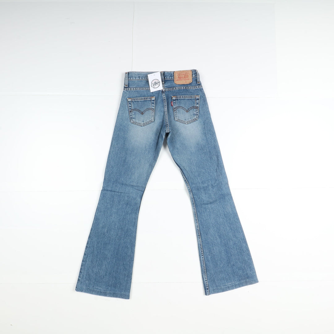 Levi's 516 Flare Bootcut W26 L34 Denim Unisex Vita Alta