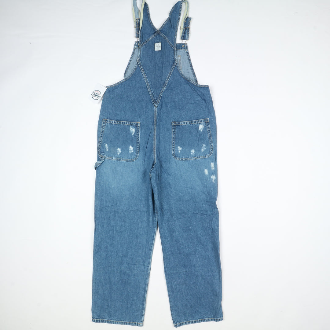 Gap Salopette di Jeans Denim Taglia L Unisex