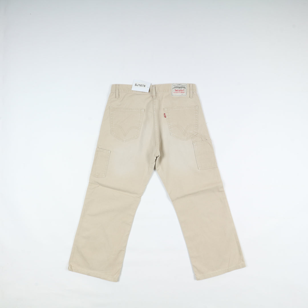 Levi's 631 Work Jeans Beige W32 L34 Uomo