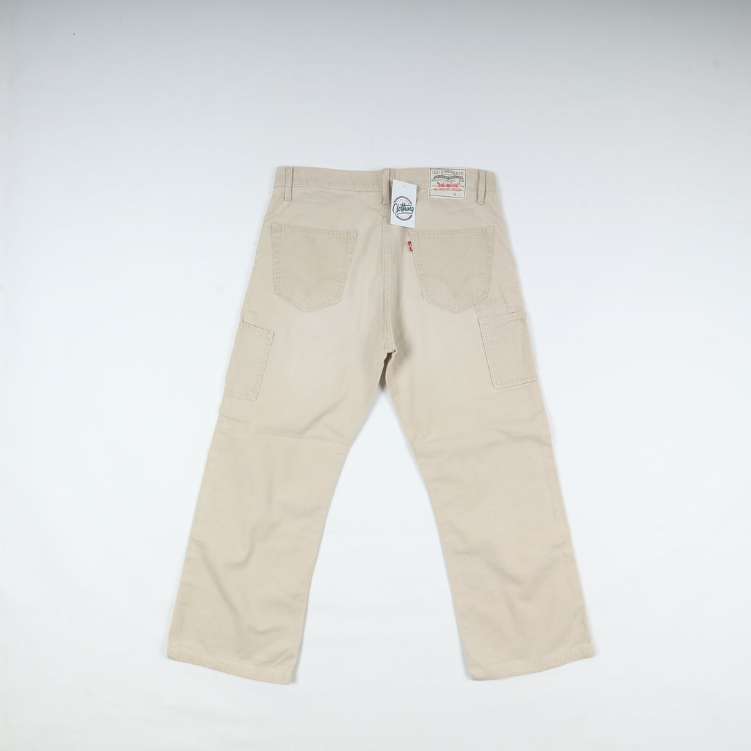 Levi's 631 Work Jeans Beige W33 L34 Uomo