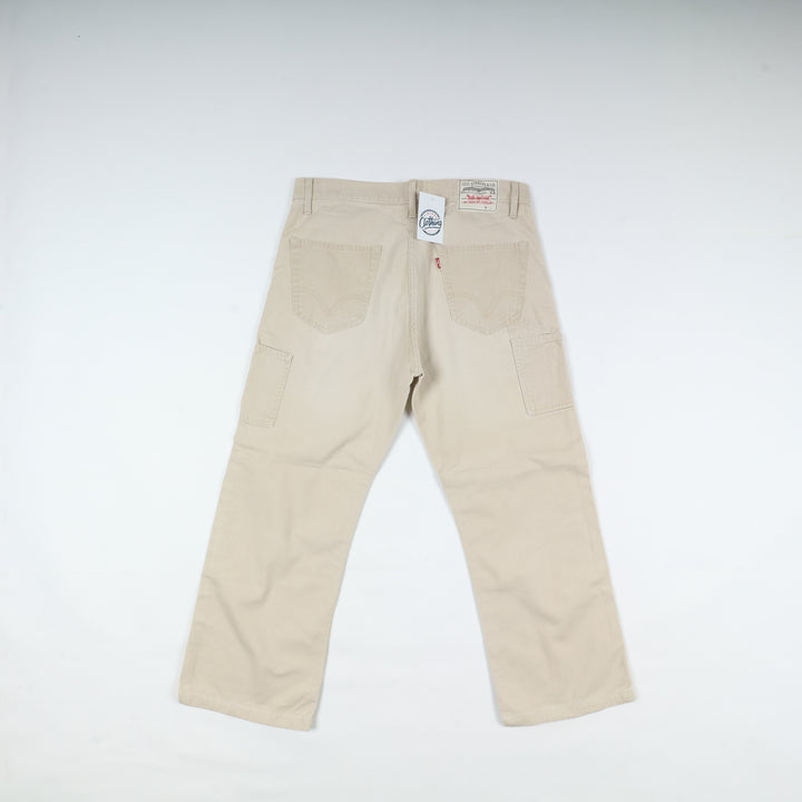 Levi's 631 Work Jeans Beige W33 L34 Uomo