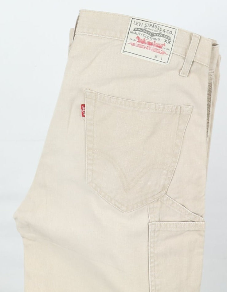 Levi's 631 Work Jeans Beige W33 L34 Uomo