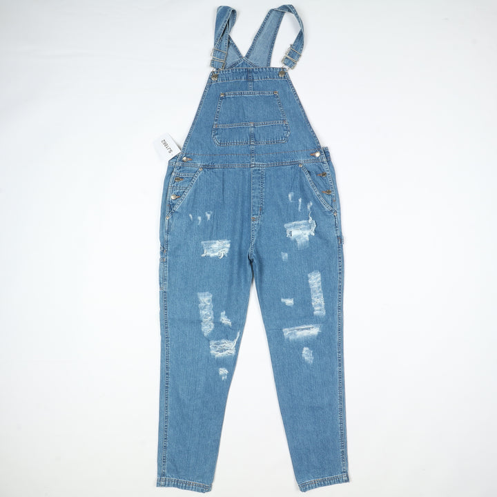 Cherokee Salopette di Jeans Custom Denim Taglia L Unisex