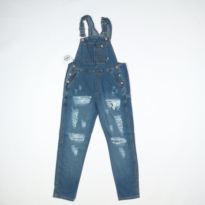 Old Navy Salopette di Jeans Denim Taglia S Unisex