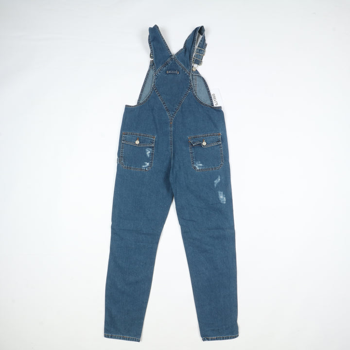 Old Navy Salopette di Jeans Denim Taglia S Unisex