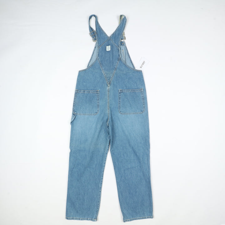 Gap Salopette di Jeans Denim Taglia S Unisex