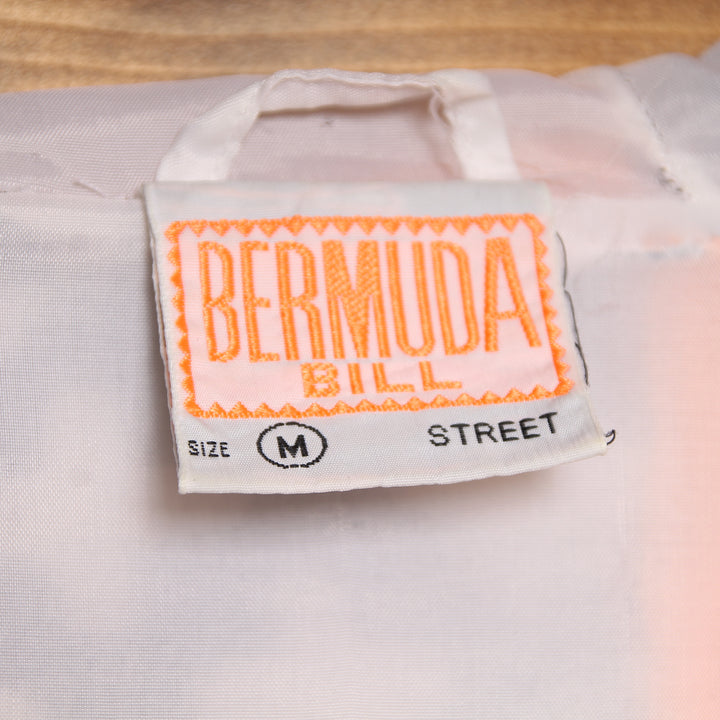 Bermuda Bill Giacca Vintage 80/90 Nero e Arancione Taglia M Uomo
