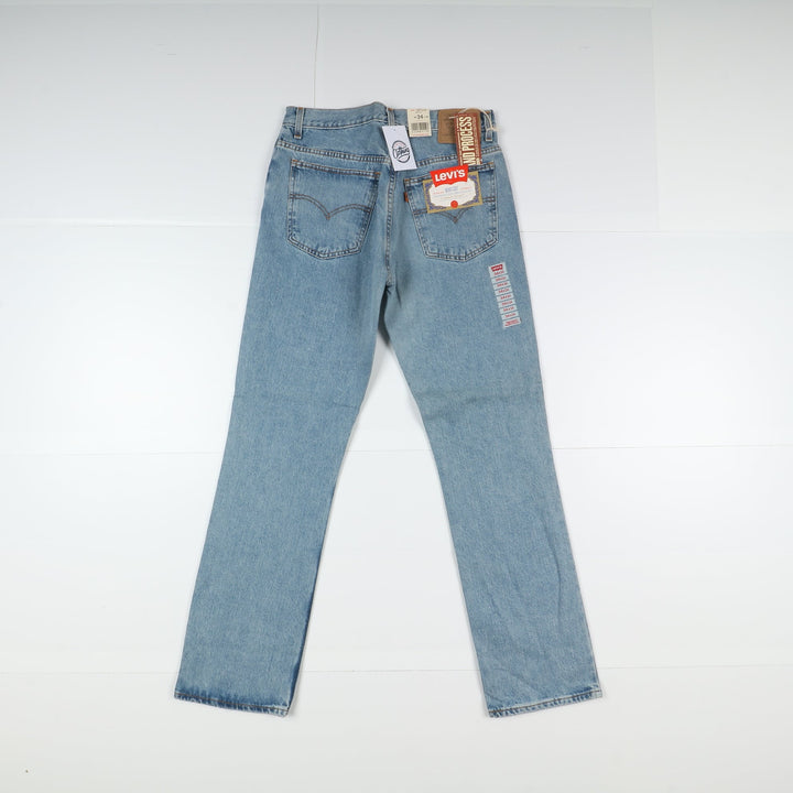Levi's 607 Bootcut Orange Tab Jeans W34 L34 Denim Uomo Vita Alta Dead Stock* w/Tags