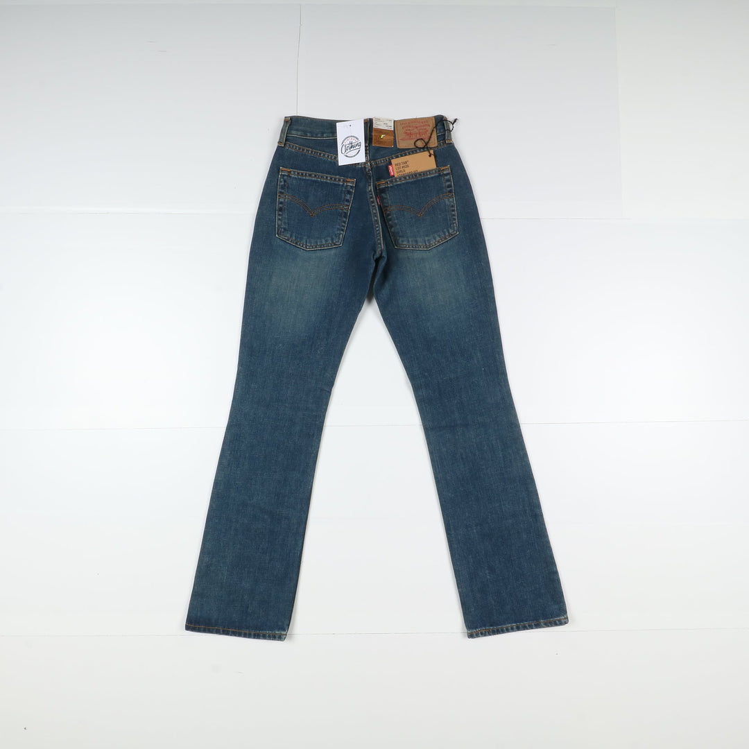 Levi's 535 Standard Fit Jeans W26 L32 Denim Donna Vita Alta Dead Stock* w/Tags