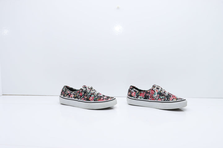 Vans Authentic Basse Nero a Fiori Eur 36 Unisex