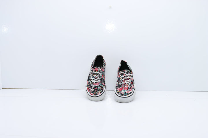 Vans Authentic Basse Nero a Fiori Eur 36 Unisex