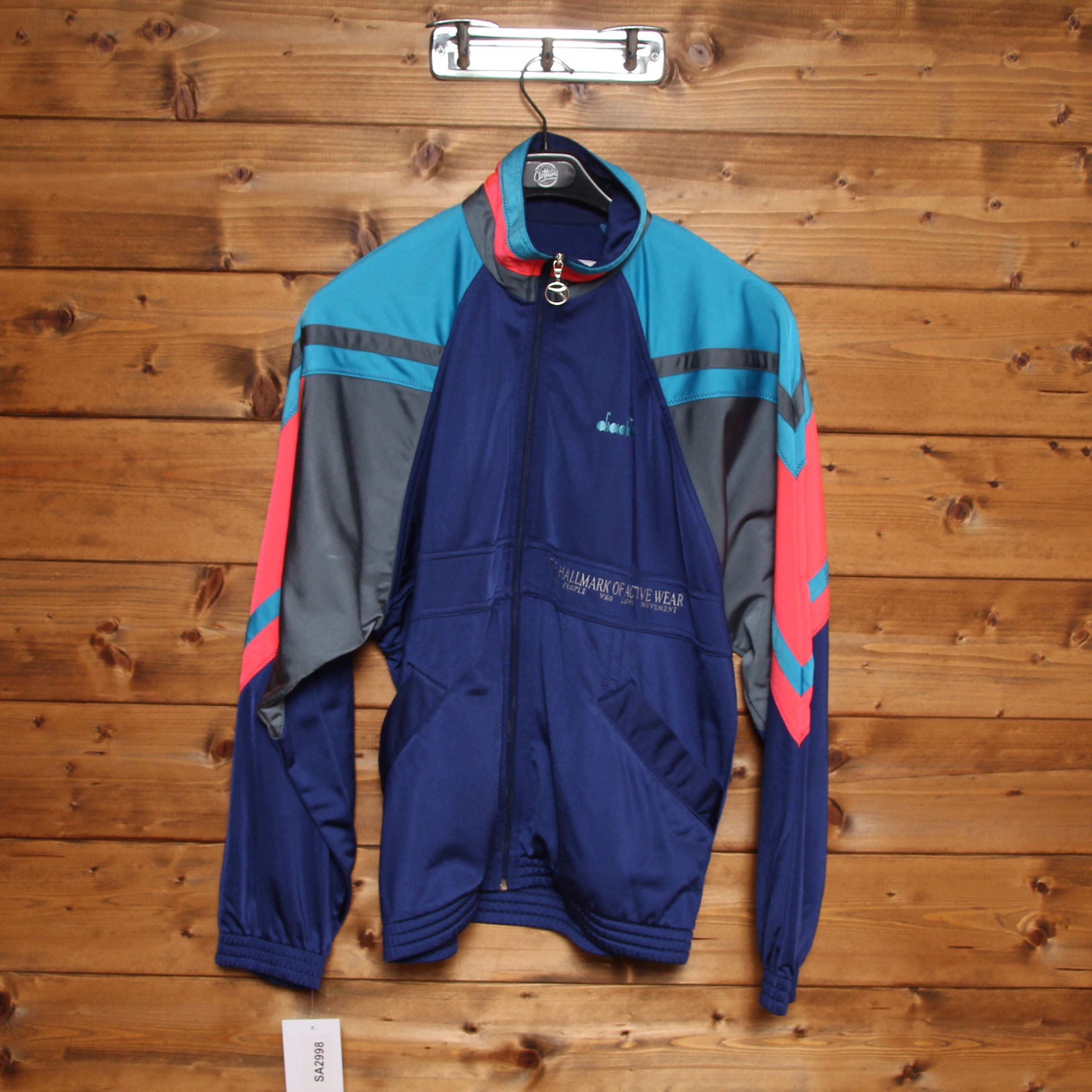 Diadora Track Top Vintage Multicolore Taglia 48 Uomo Vintage Clothing Shop