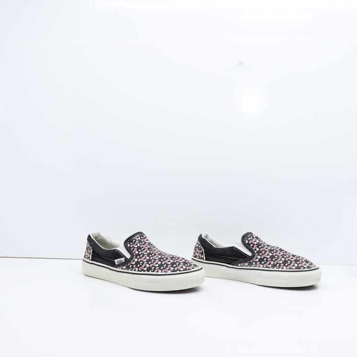 Vans Slip On Basse Nero e Rosa Skull Puppies Eur 38 Unisex