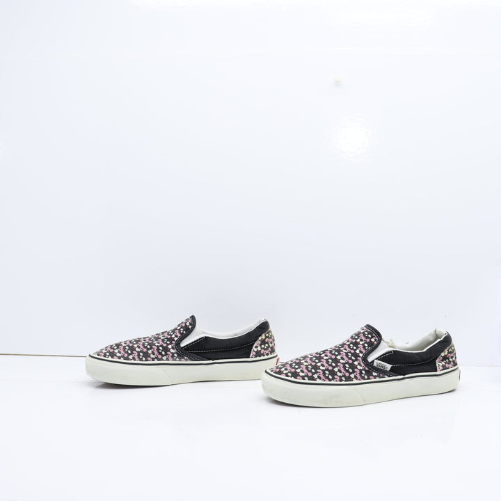 Vans Slip On Basse Nero e Rosa Skull Puppies Eur 38 Unisex