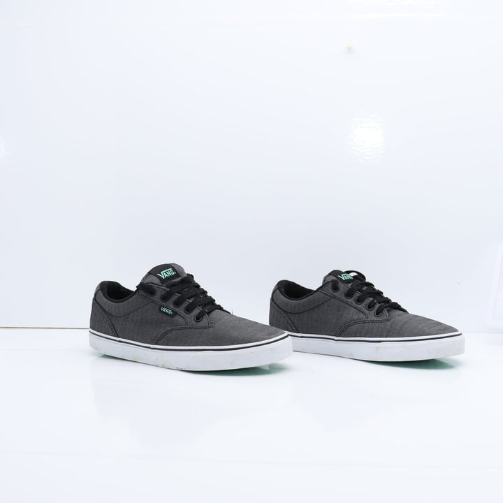 Vans Atwood Basse Grigio e Nero Spina di Pesce Eur 40.5 Uomo