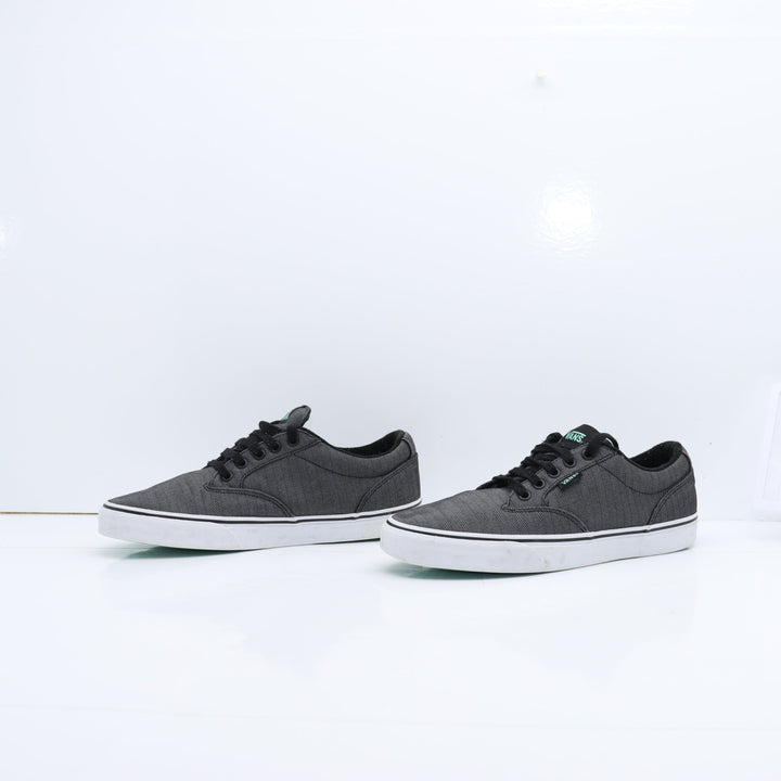 Vans Atwood Basse Grigio e Nero Spina di Pesce Eur 40.5 Uomo