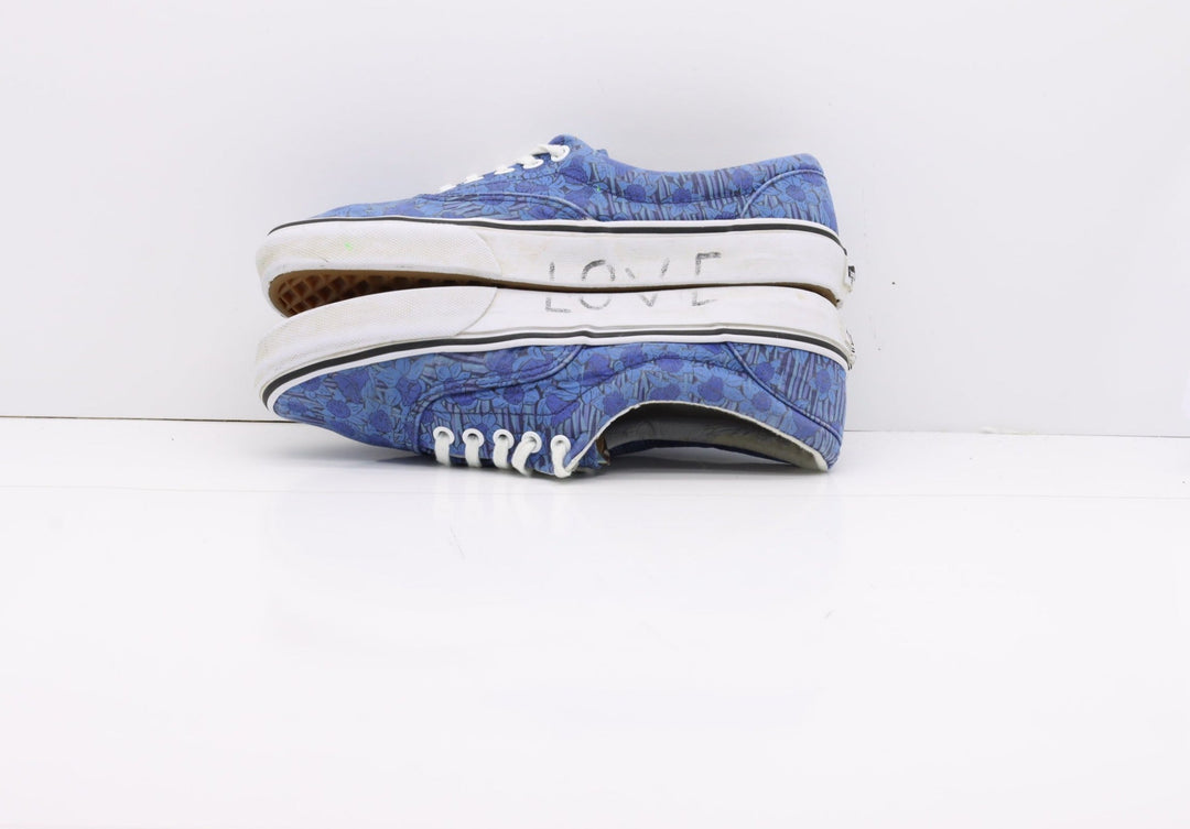 Vans Era Basse Blu a Fiori Eur 39 Unisex