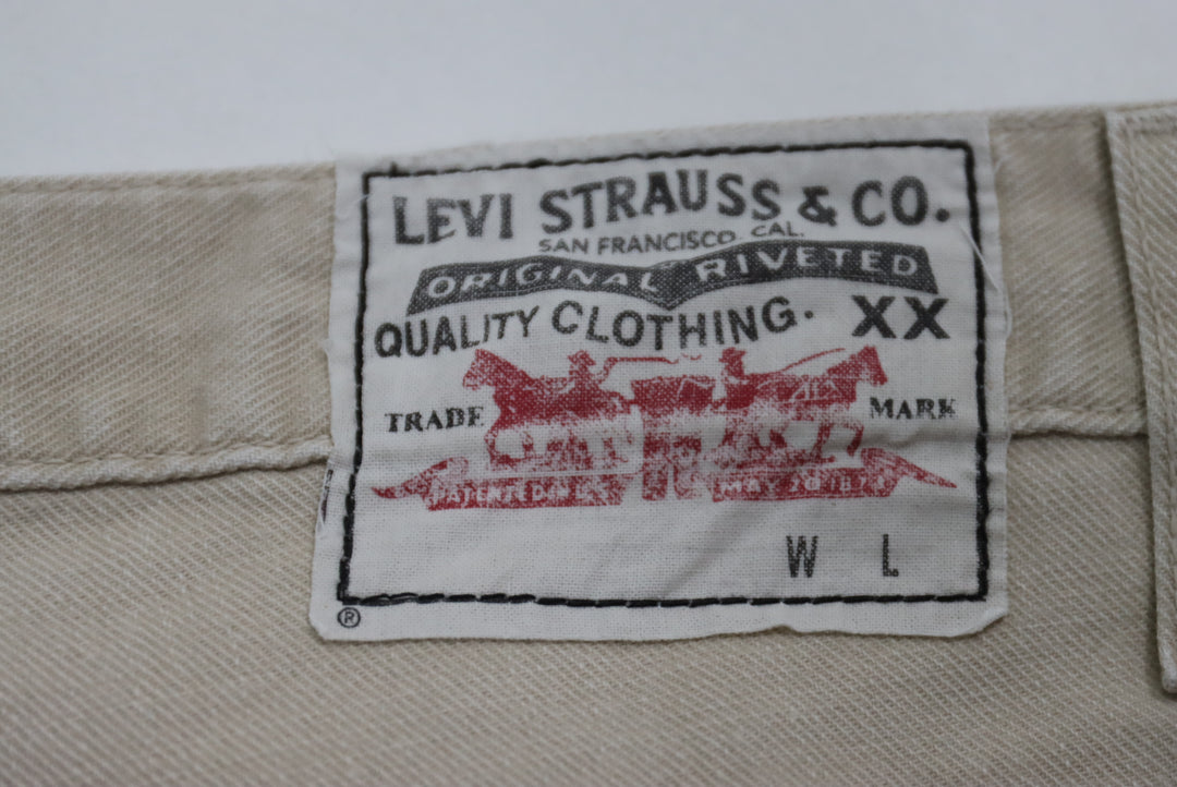 Levi's 631 Work Jeans Beige W32 L34 Uomo