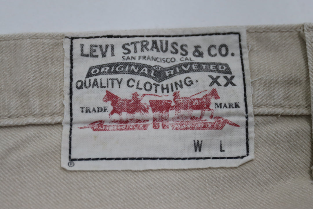 Levi's 631 Work Jeans Beige W33 L34 Uomo