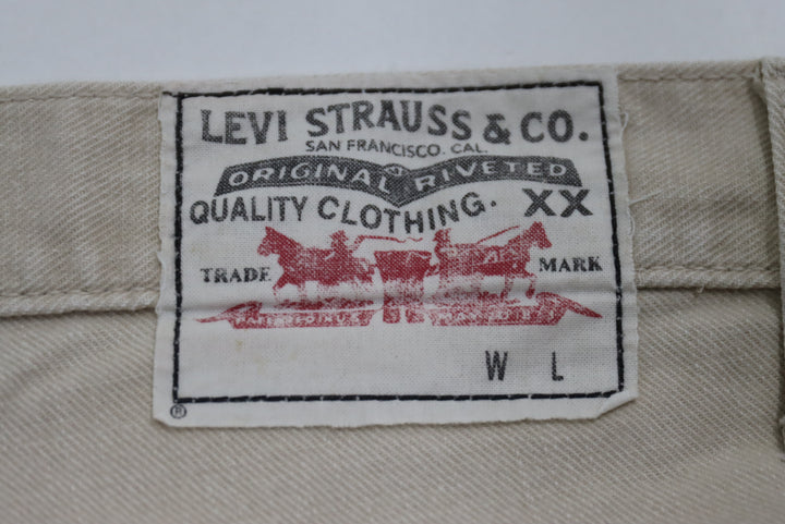 Levi's 631 Work Jeans Beige W33 L34 Uomo