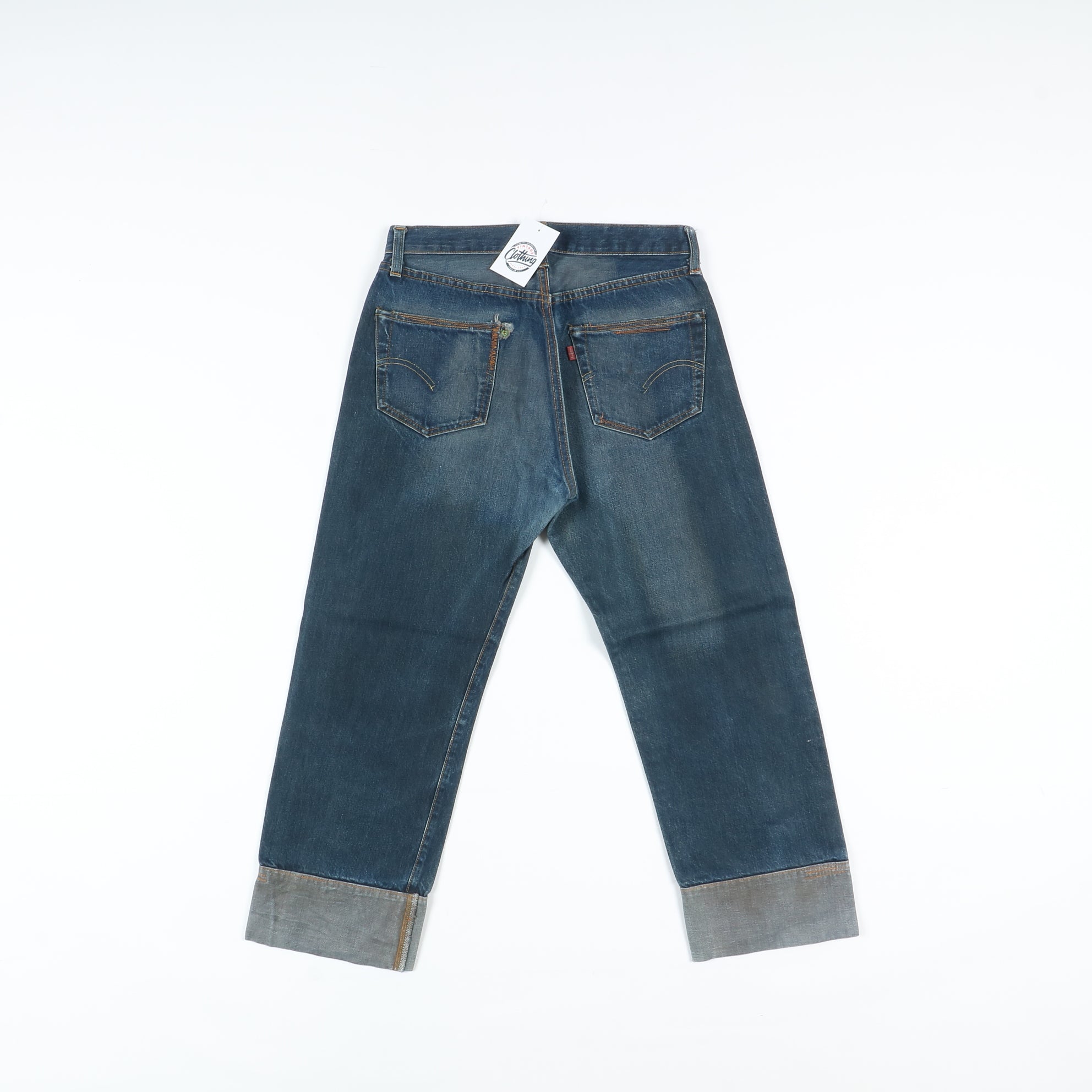 Levi's 501 Big E Rivets Selvedge Vintage Jeans Denim W32 L32 Uomo Made –  Vintage Clothing Shop