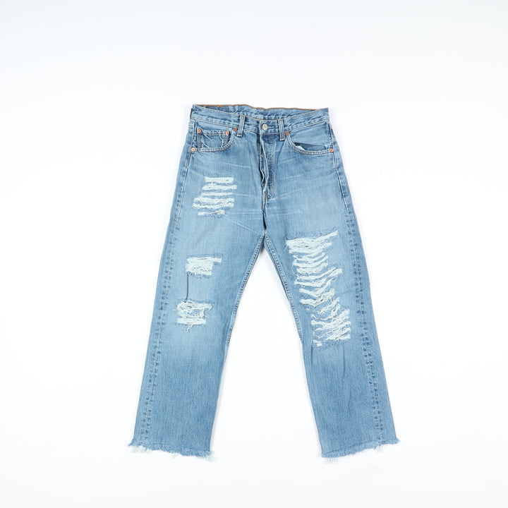 Levi's 501 Jeans Denim W32 L34 Unisex Vita Alta