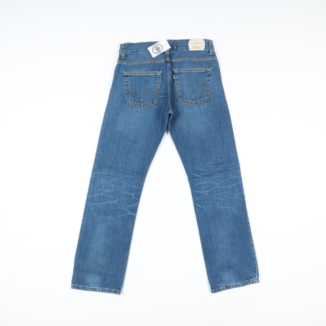 Levi's 506 Standard Eco Jeans Denim W31 L32 Uomo Vita Alta