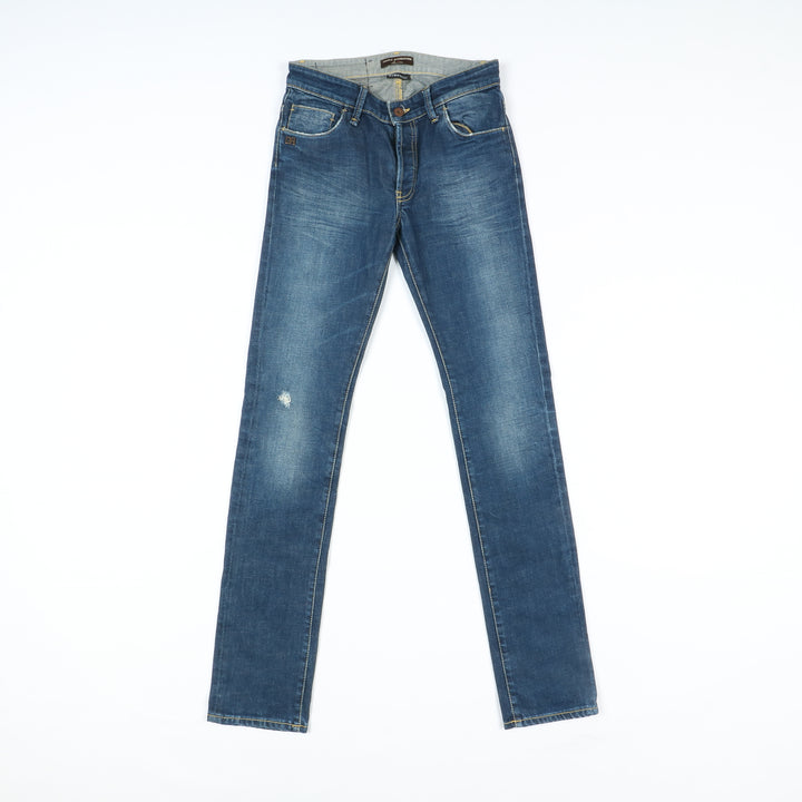 Daniele Alessandrini Slim Stretch Jeans W28 Denim Uomo