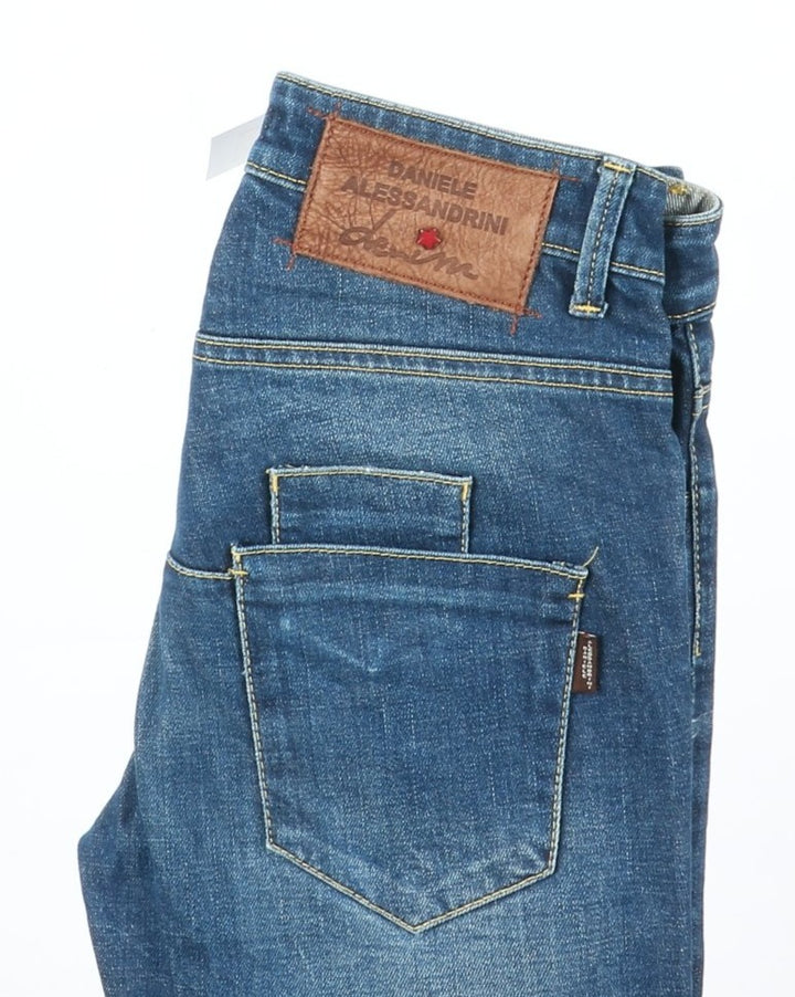 Daniele Alessandrini Slim Stretch Jeans W28 Denim Uomo