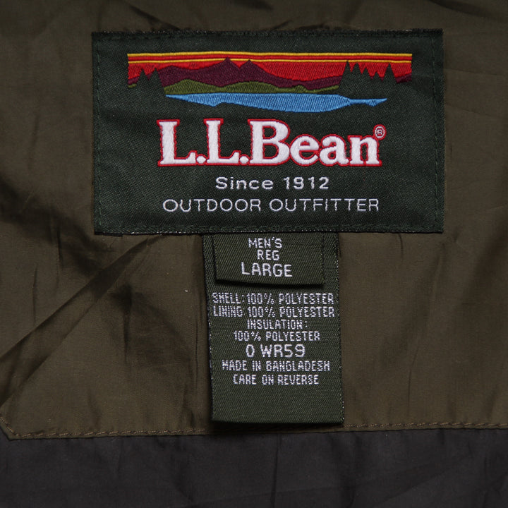 L.L. Bean Giacca Verde e Nero Taglia L Uomo