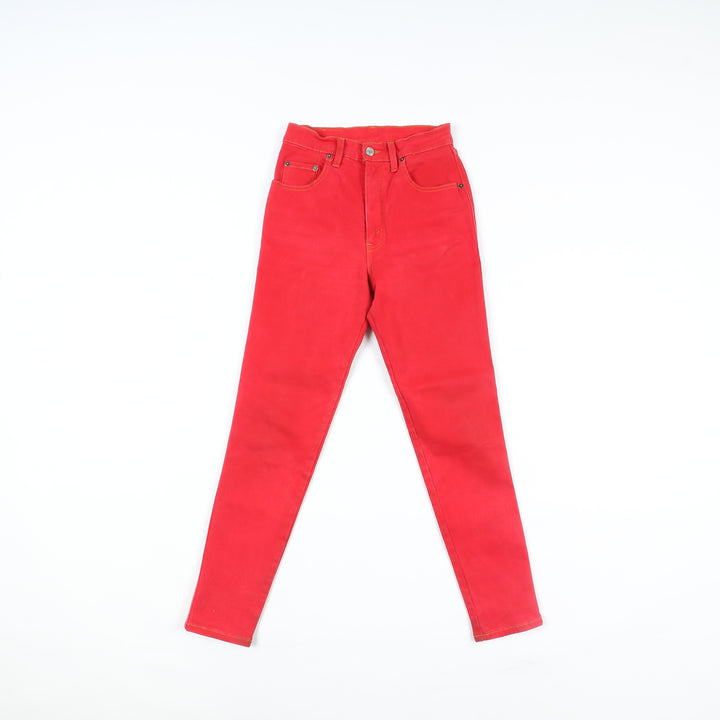 Levi's 498 Mom Fit Stretch Jeans W29 Rosso Donna