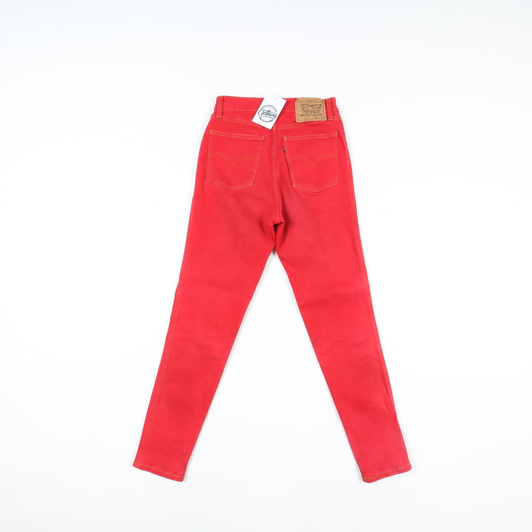 Levi's 498 Mom Fit Stretch Jeans W29 Rosso Donna