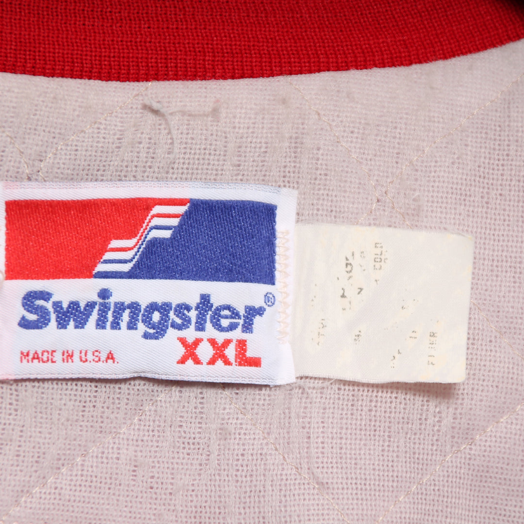 Swingster Giacca College Vintage Rosso Taglia XXL Uomo Made in USA