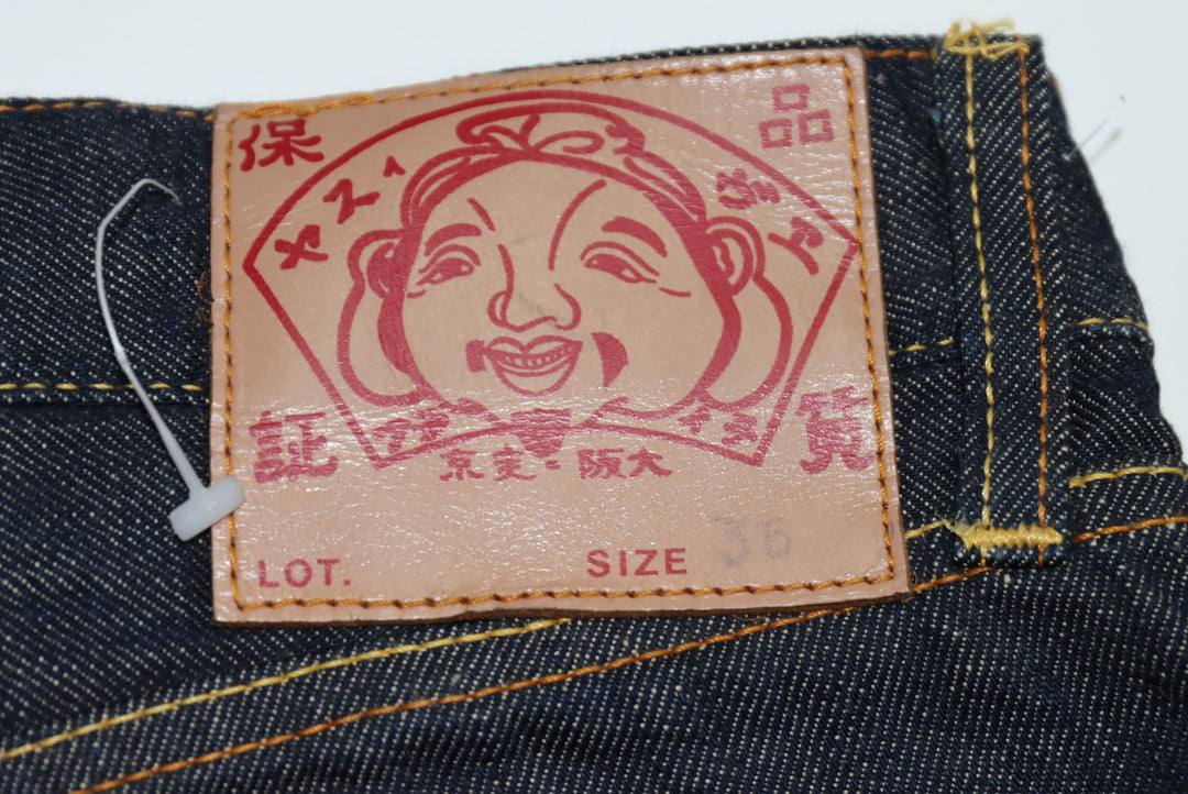 Evisu Jeans Selvedge Rivets Borchie W36 Denim Uomo Vita Alta Dead Stock*