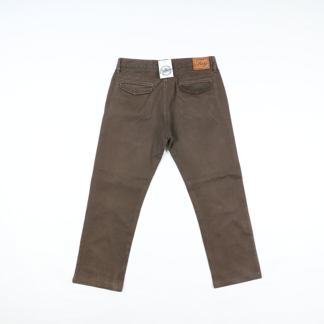 Fay Slim Fit Jeans Marrone W34 Uomo