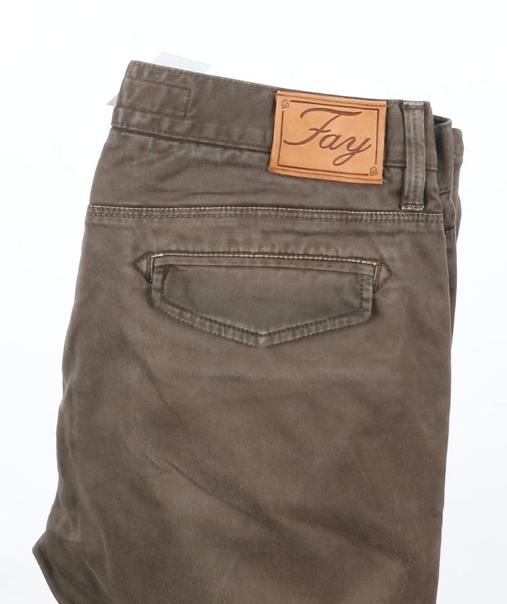 Fay Slim Fit Jeans Marrone W34 Uomo