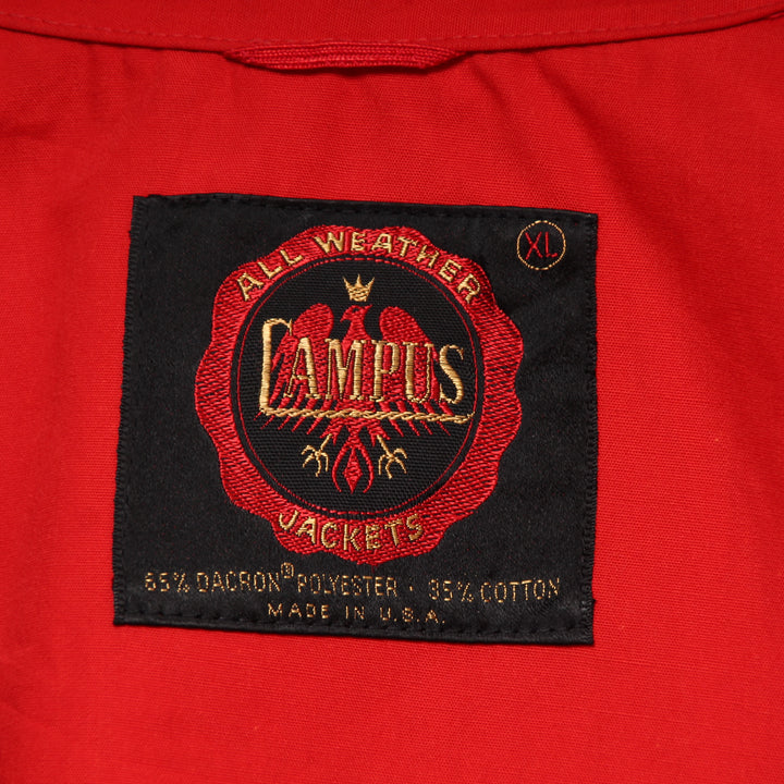 Campus Giacca Rosso Taglia XL Unisex Made in USA