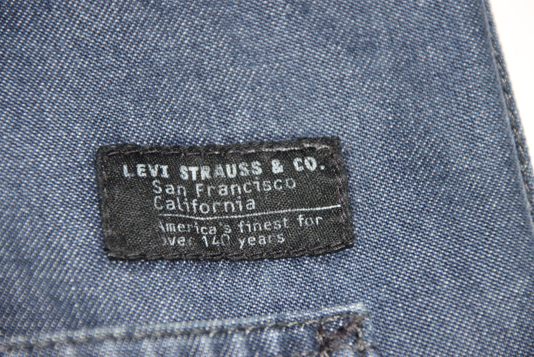 Levi's All Duty Salopette di Jeans Vintage Denim Taglia S Unisex