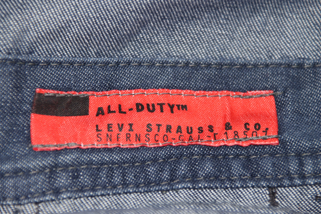 Levi's All Duty Salopette di Jeans Vintage Denim Taglia S Unisex