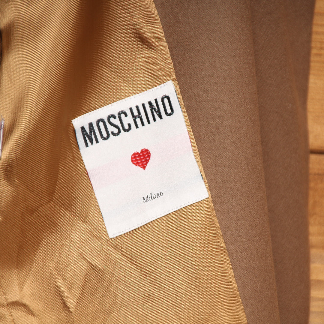 Moschino Giacca Marrone Taglia 42 Donna