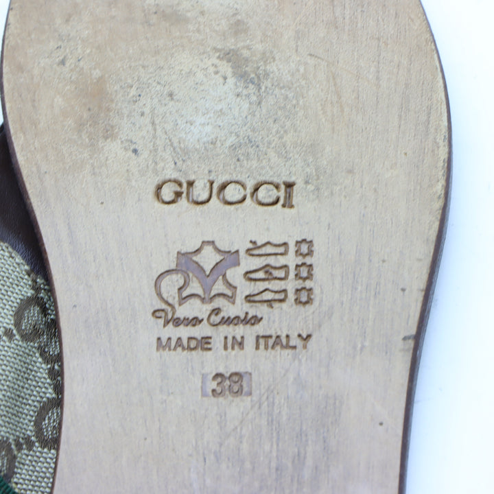 Gucci Infradito Marrone Eu 38 Donna