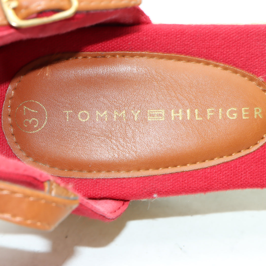 Tommy Hilfiger Sandalo Rosso Eu 37 Donna