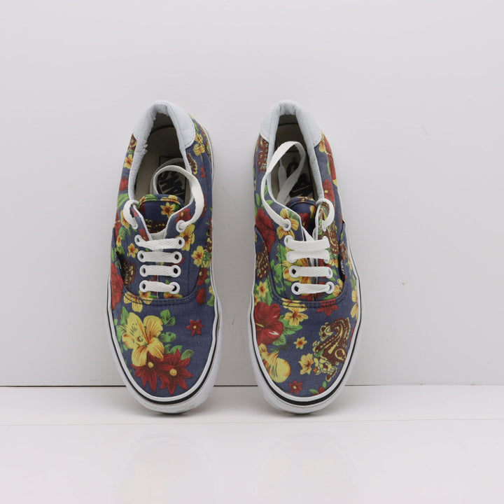 Vans Era Basse Blu a Fiori Eur 38.5 Unisex